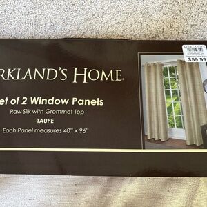 Kirkland's Home Taupe Window Panels